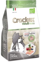 Crockex Welness hondenvoer, Adult Medio-Maxi Chicken & Rice. 3kg
