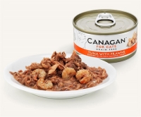 Canagan blikvoeding kat Tuna with Prawns, 75gr.