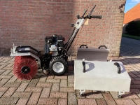 Lumag KM600N 3-IN-1 Veegmachine met opvangbak & sneeuwschuif